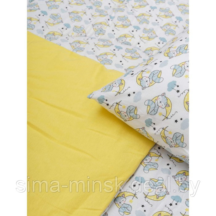 Комплект детский с одеялом Funny kids, размер 160х220 см, простынь 90х190 см, 50х70 см - фото 3 - id-p210195990