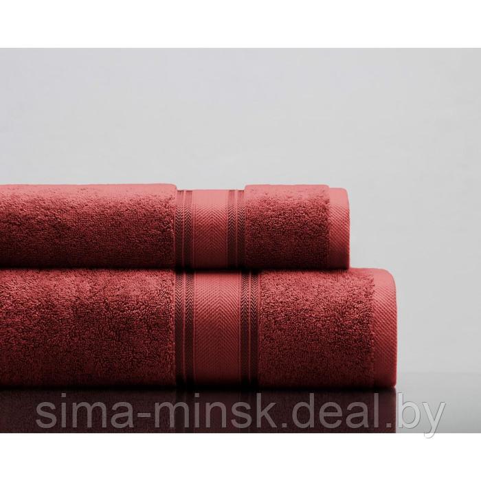 Полотенце махровое Taylor, размер 70х140 см, цвет бордовый - фото 1 - id-p210199038