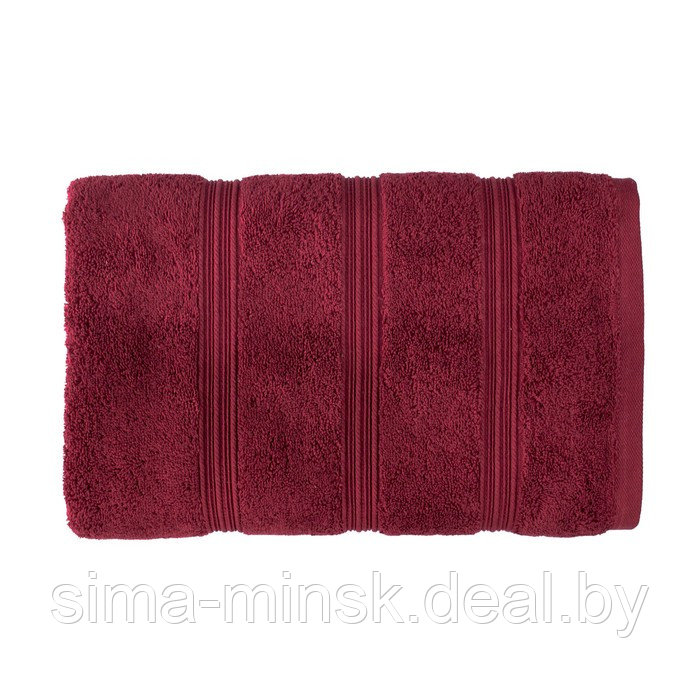 Полотенце Oscar, размер 50х90 см, цвет бордовый - фото 1 - id-p210198311