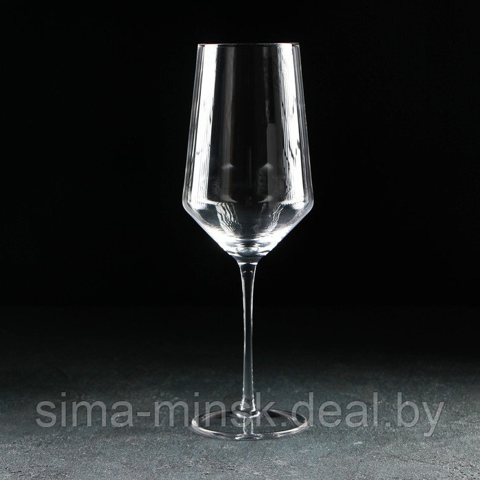 Бокал стеклянный для вина Magistro «Густав», 450 мл - фото 1 - id-p210193355