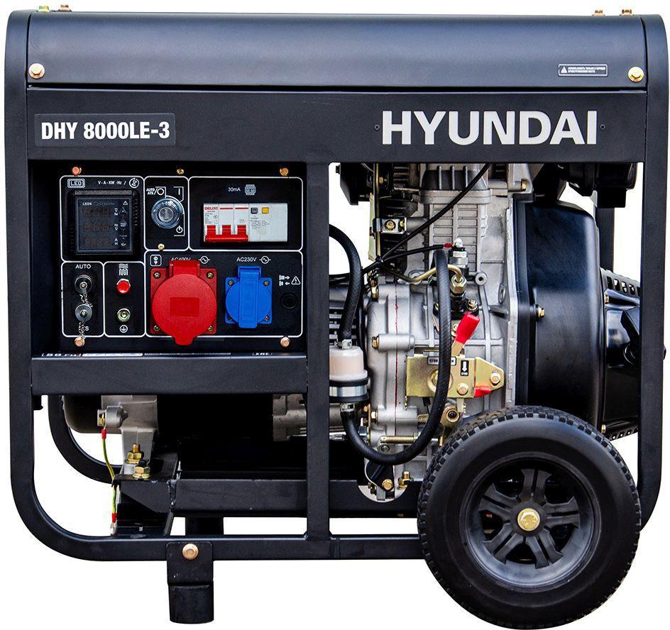 Генератор Hyundai DHY 8000LE-3 6.5кВт - фото 1 - id-p208553250