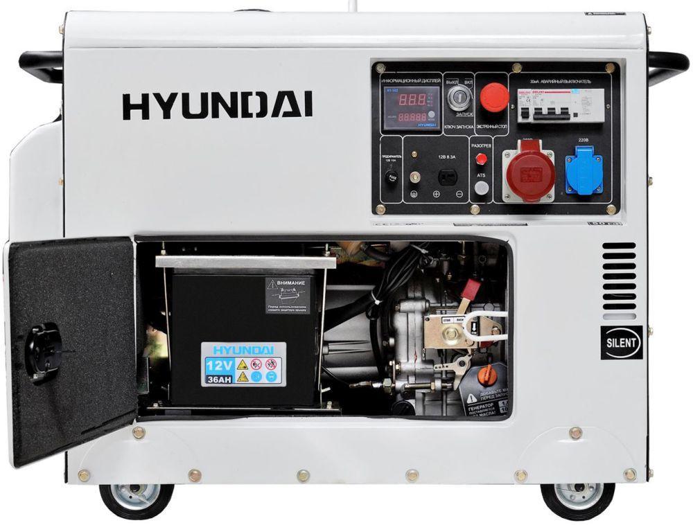Генератор Hyundai DHY 8000SE-3 6.5кВт - фото 1 - id-p209670834