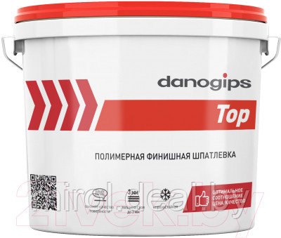 Шпатлевка готовая Danogips TOP полимерная / 614343 - фото 1 - id-p210210066