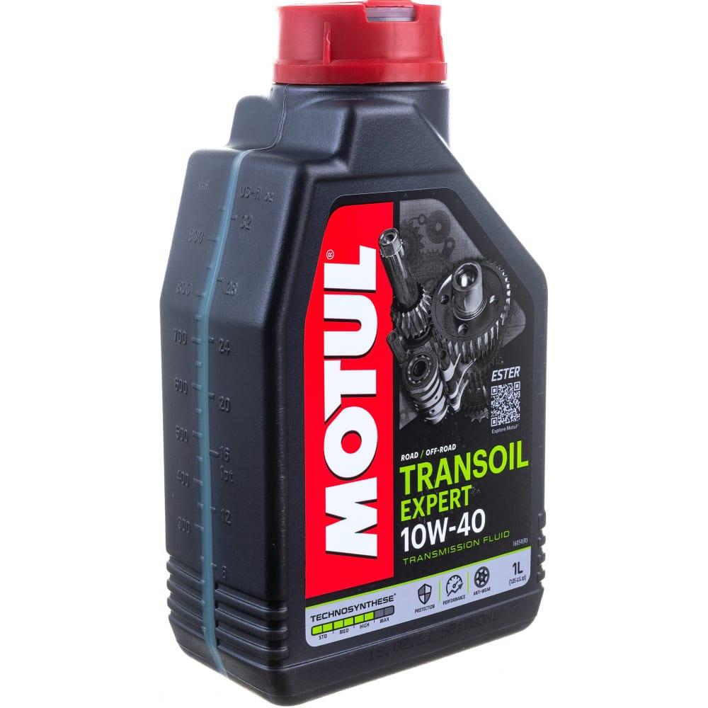 MOTUL 105895 Масло трансмиссионное полусинтетическое для мотоциклов TRANSOIL EXPERT (GL-4) 10W-40, 1L - фото 1 - id-p210209909