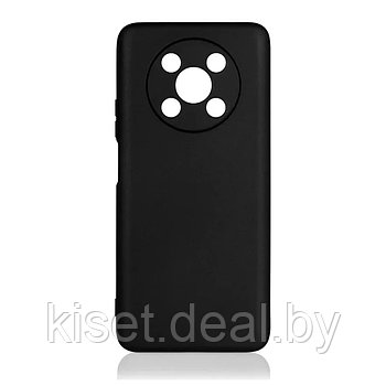 Soft-touch бампер KST Silicone Cover для Huawei Nova Y90 (2022) черный с закрытым низом