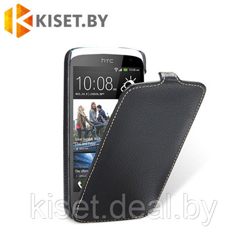 Кожаный чехол-книжка для HTC Desire 500 Melkco Jacka Type, синий - фото 2 - id-p210205303