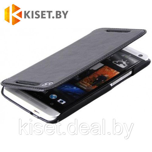 Чехол HOCO Crystal Leather Case для HTC One Max, черный - фото 1 - id-p210205308