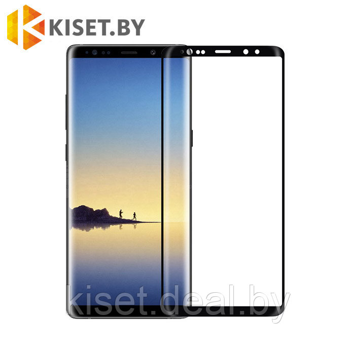 Защитная пленка KST PF на весь экран для Samsung Galaxy S8 (G950), черная рамка - фото 1 - id-p210205316