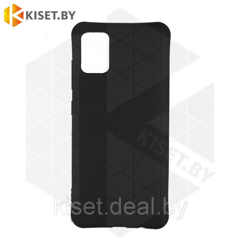 Силиконовый чехол KST MC для Samsung Galaxy A51 (2020) черный матовый - фото 1 - id-p210205329