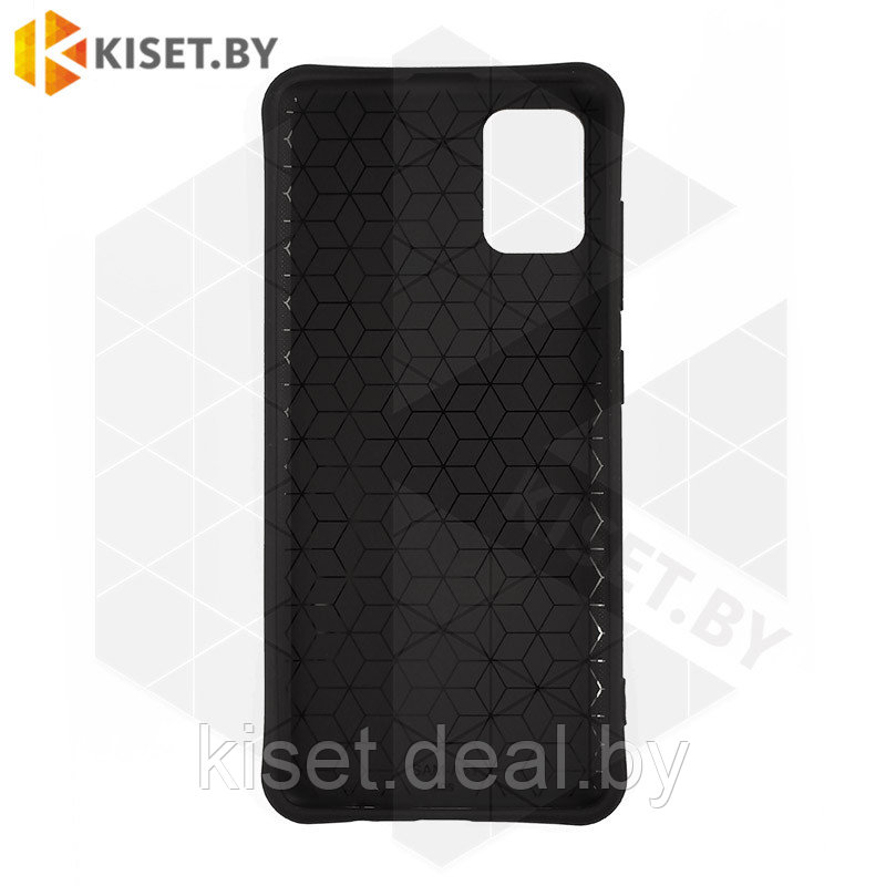 Силиконовый чехол KST MC для Samsung Galaxy A51 (2020) черный матовый - фото 2 - id-p210205329