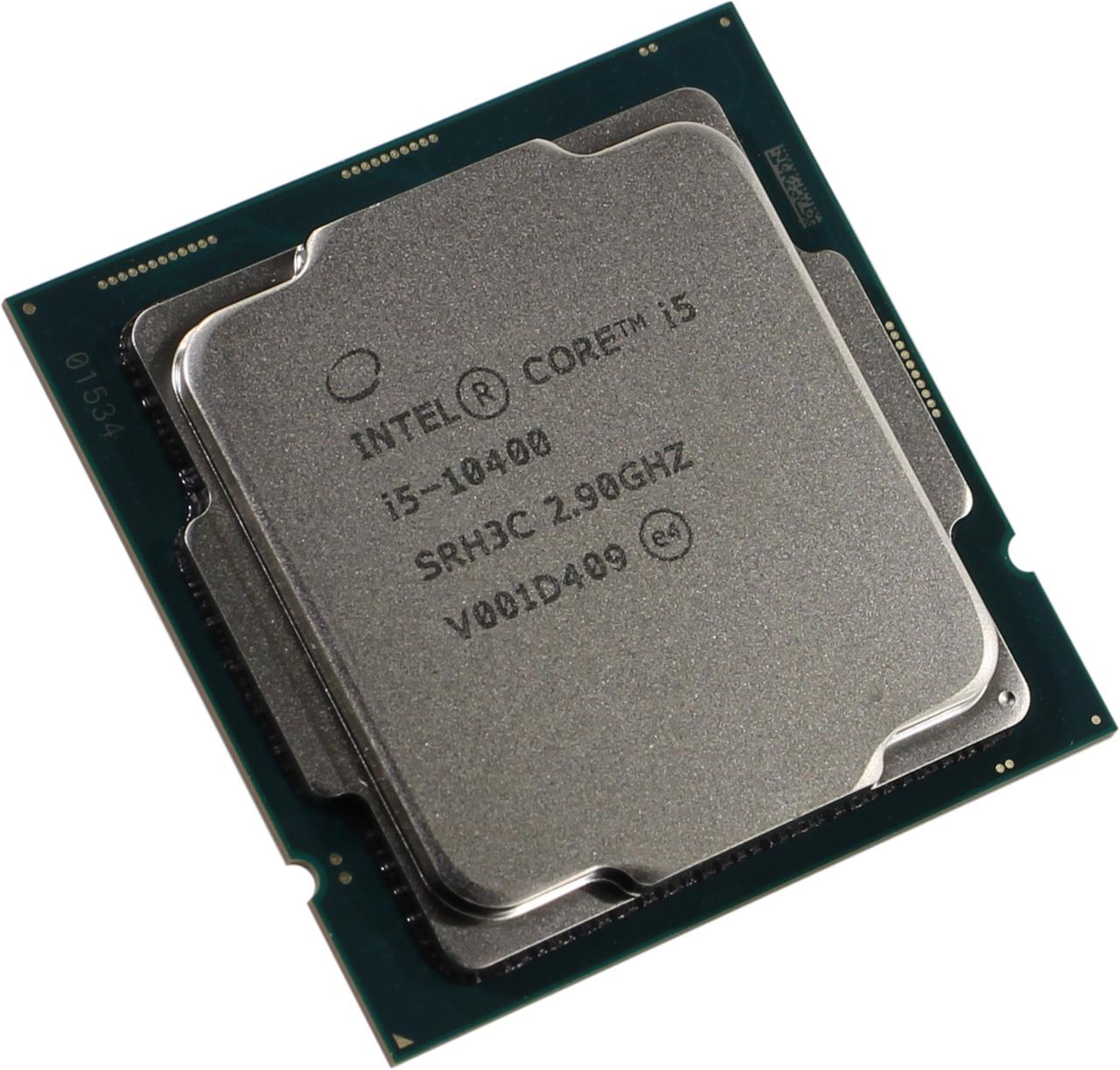 CPU Intel Core i5-10400 2.9 GHz/6core/SVGA UHD Graphics 630/12Mb/65W/8 GT/s LGA1200 - фото 1 - id-p210212128