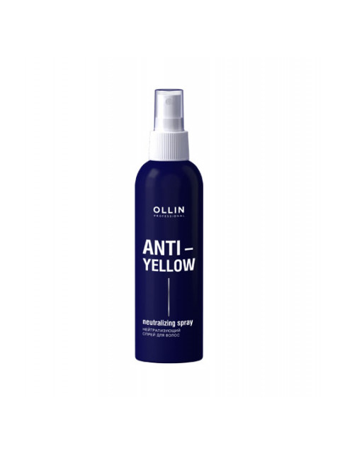 OLLIN Anti-Yellow Нейтрализующий спрей для волос 150мл