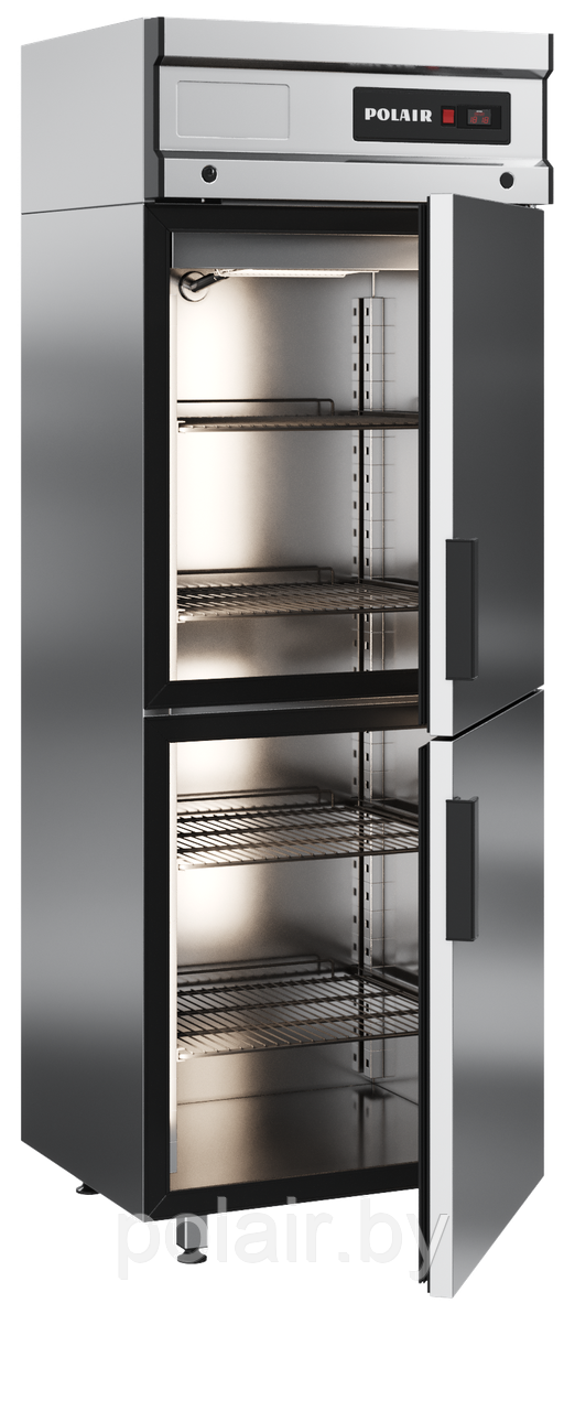 Шкаф холодильный Smart Door CВ107hd-G POLAIR (2 раздельные двери с общим объемом) - фото 2 - id-p210222450