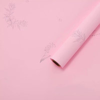 Пленка матовая "Эстетика" 58см*10м, 65 мкр., пастельно-розовый