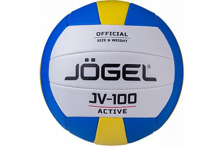Мяч волейбольный Jogel JV-100 (сине-желтый) - фото 1 - id-p210223507