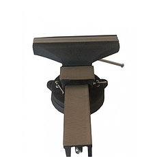 Тиски стальные поворотные с наковальней 10"-250мм FORCEKRAFT FK-6540110, фото 2