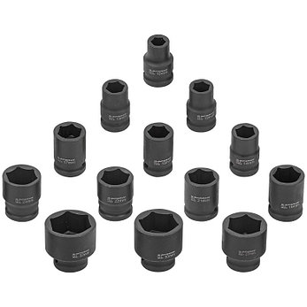 Набор головок ударных 13пр.,1/2''(10, 12-15, 17, 19, 21, 22, 24, 27, 30, 32мм), на пластиковом держателе, фото 2