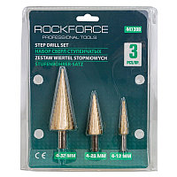 Набор сверл ступенчатых Rock FORCE RF-44730B