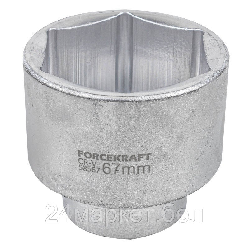 Головка 67мм 1"6гр FORCEKRAFT FK-58567