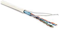 Hyperline FUTP4-C5E-P26-IN-LSZH-WH-100 (100 м) кабель витая пара, экранированная F/UTP, категория 5e, 4 пары