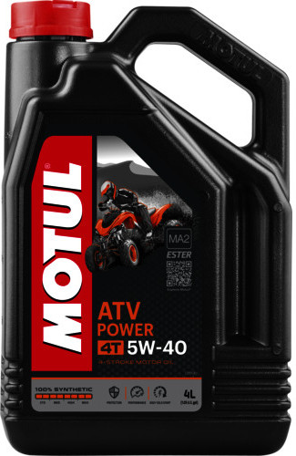 Масло синтетическое 100% для квадроциклов Motul ATV POWER 4T 5W40 4L - фото 1 - id-p196603904