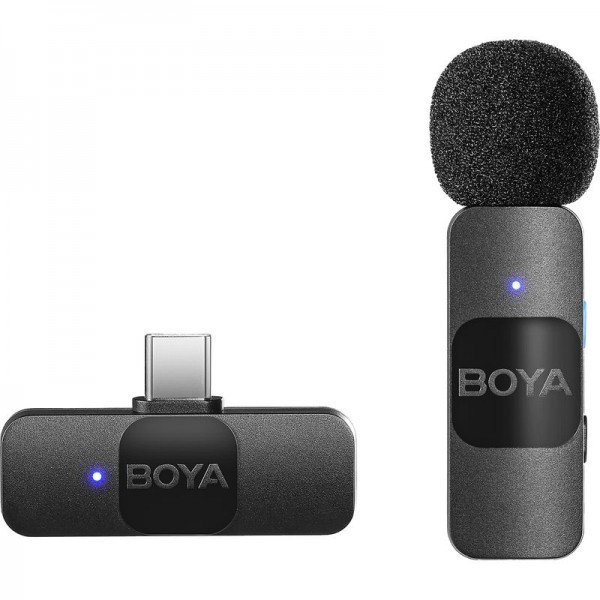 Беспроводная микрофонная система Boya BY-V10 (разъем USB Type-C) - фото 1 - id-p209646852