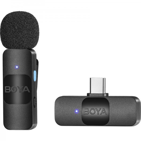 Беспроводная микрофонная система Boya BY-V10 (разъем USB Type-C) - фото 3 - id-p209646852