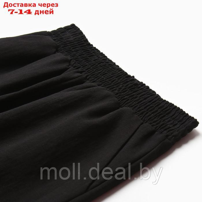 Костюм (рубашка и брюки) детский KAFTAN "Лен", р.36 (134-140 см) черный - фото 4 - id-p210204176