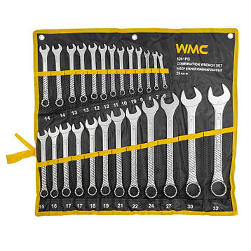 Ключи комбинированные, набор 25пр. (6-32мм) WMC TOOLS WMC-5261PD, фото 2