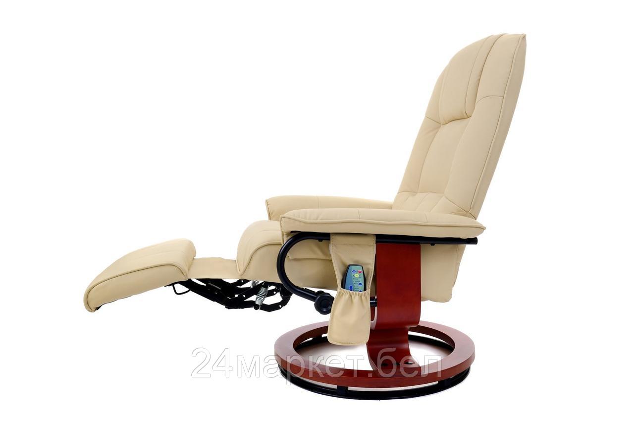 Кресло вибромассажное Calviano с подъемным пуфом и подогревом 2160 - фото 2 - id-p210227389