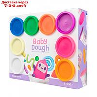 Тесто для лепки BabyDough, набор 8 цветов, яркие BD020