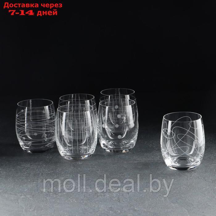 Набор стаканов для виски "Клаб Elements", 6 шт, 300 мл, хрустальное стекло - фото 1 - id-p210202299