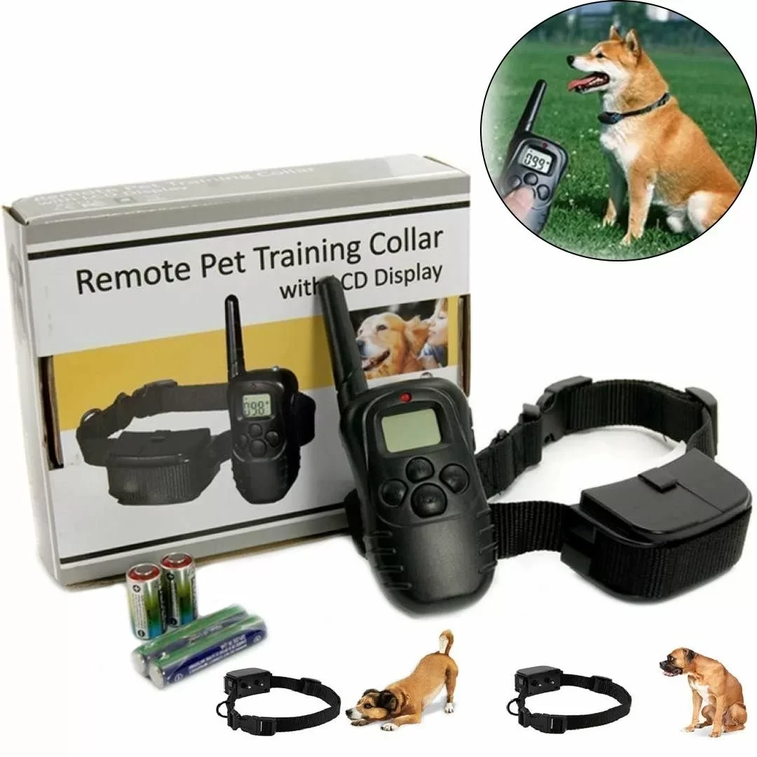 Электроошейник для дрессировки и контроля собак Remote Pet Dog Training Collar with LCD Display (998D) - фото 4 - id-p209925936