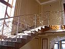 Фигурные перила (поручни) из нержавеющей стали, в дом, фото 8