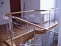 Фигурные перила (поручни) из нержавеющей стали, на лестницу, фото 2