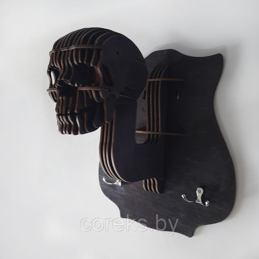 Вешалка для шлема "Череп" (черный) - фото 1 - id-p172744900