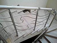 Декоративные поручни (перила) из нержавеющей стали, на лестницу