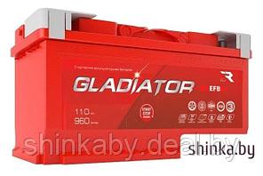 Автомобильный аккумулятор Gladiator EFB 6СТ-110L(0) (110 А·ч)