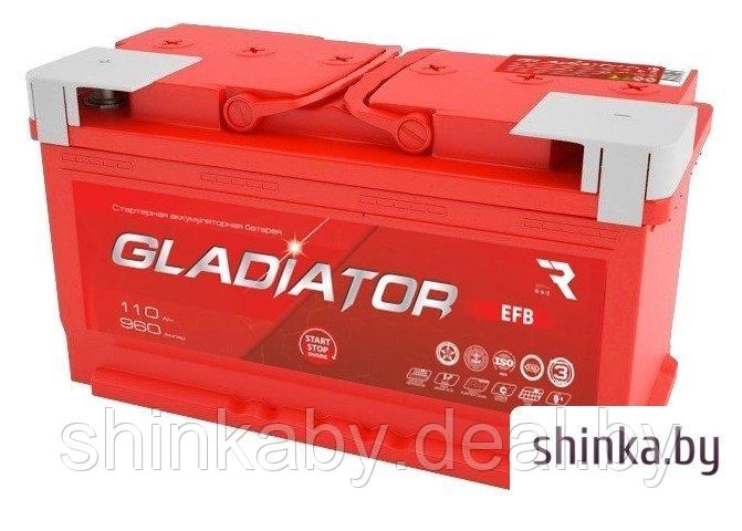 Автомобильный аккумулятор Gladiator EFB 6СТ-110L(0) (110 А·ч) - фото 2 - id-p210244807