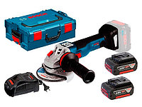 Аккум. углошлифмашина BOSCH GWS 18V-10 L-BOXX (18.0 В, 2 акк., 5.0 А/ч, Li-Ion, диск 125х22.0 мм)