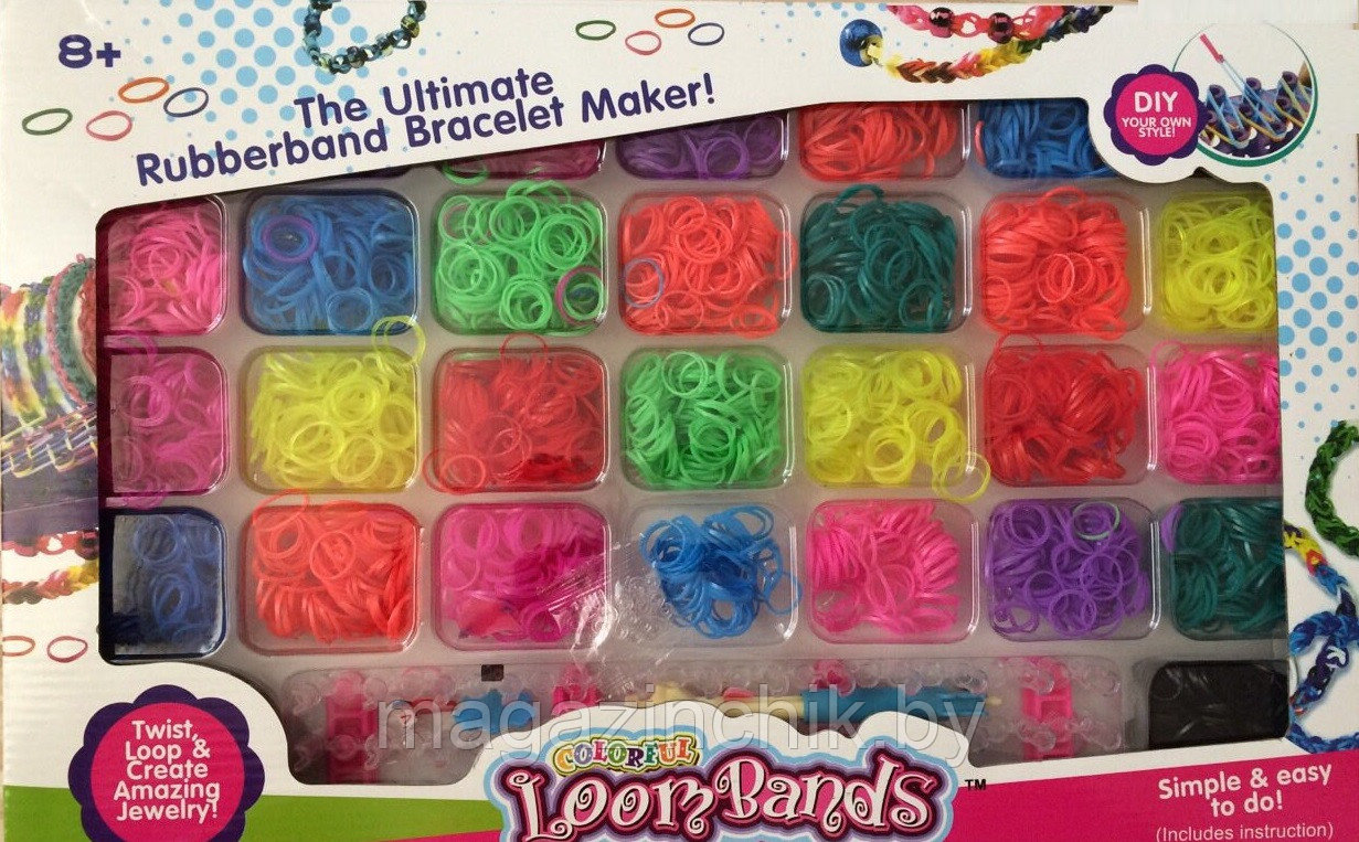 Набор для детского творчества Loom Bands резиночки для плетения арт. 808 - фото 2 - id-p29807280