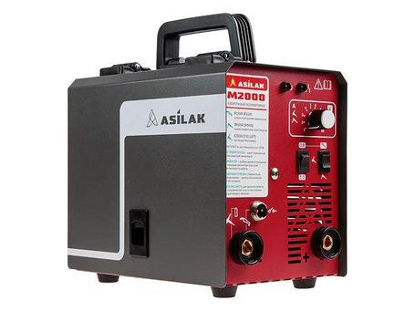 Полуавтомат сварочный ASILAK M2000 (230В, 20-180 А, 80В, FLUX/MMA/TIG LIFT, байонетный разъем, без подкл., фото 2