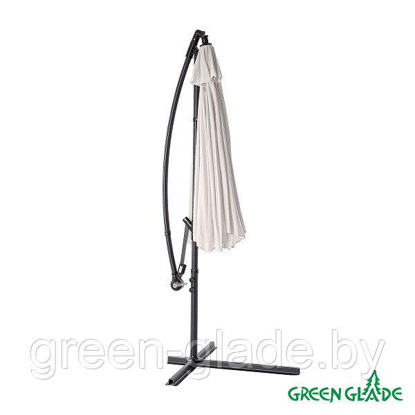 Зонт садовый Green Glade 8002 серый - фото 3 - id-p10021150