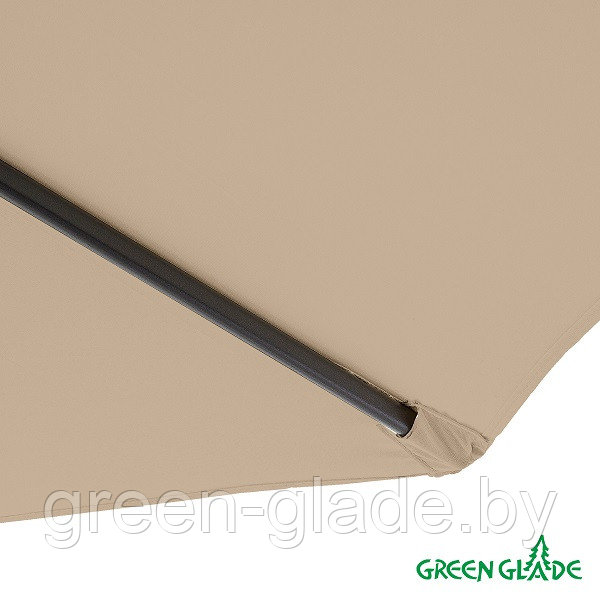 Зонт садовый Green Glade 8005 тауп серо-коричневый - фото 6 - id-p118435277