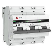 Автоматический выключатель 3P 100А (С) 10,0кА ВА 47-100 EKF PROxima