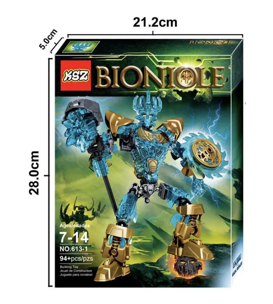 Конструктор Бионикл 613-1 Bionicle Экиму аналог Лего (LEGO) Bionicle 71312 - фото 3 - id-p210276456