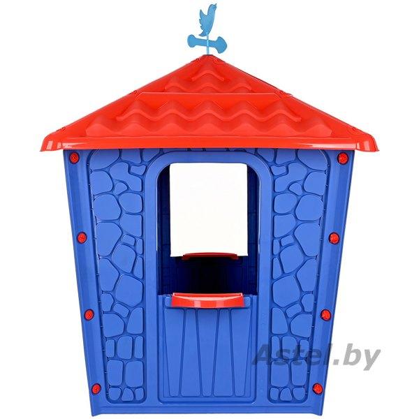 Детский игровой домик PILSAN Stone House Blue/ Голубой,114*114*151 см 06437 ГОЛ - фото 3 - id-p210223356