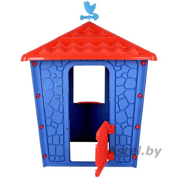 Детский игровой домик PILSAN Stone House Blue/ Голубой,114*114*151 см 06437 ГОЛ - фото 4 - id-p210223356