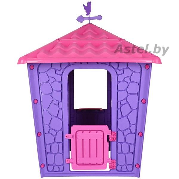 Детский игровой домик PILSAN Stone House Purple/Фиолетовый,114*114*151 см 06437 ФИОЛЕТ - фото 2 - id-p210223357