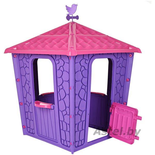 Детский игровой домик PILSAN Stone House Purple/Фиолетовый,114*114*151 см 06437 ФИОЛЕТ - фото 3 - id-p210223357